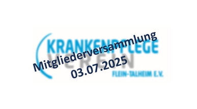 Mitgliederversammlung 03.07.2025
