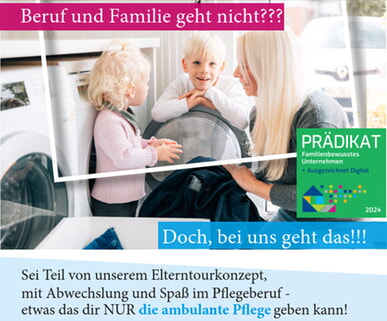 F&uuml;r unsere Elterntour suchen wir: Gesundheits-/Krankenpfleger*innen in Teilzeit