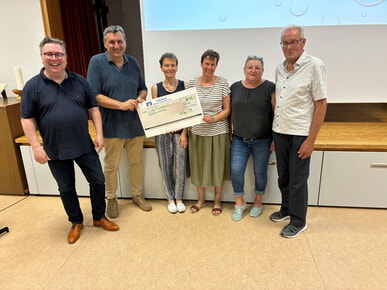 Spenden&uuml;bergabe des Krankenpflegef&ouml;rdervereins Ilsfeld-Abstatt
