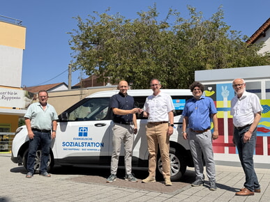 Herzlichen Dank an den &Ouml;kumenischen Krankenpflegeverein Bad Rappenau f&uuml;r die gro&szlig;z&uuml;gige Fahrzeugspende!