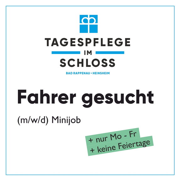 Fahrer gesucht 