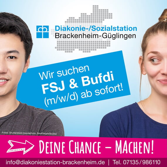 Wir suchen FSJ & Bufdi (m/w/d) ab sofort